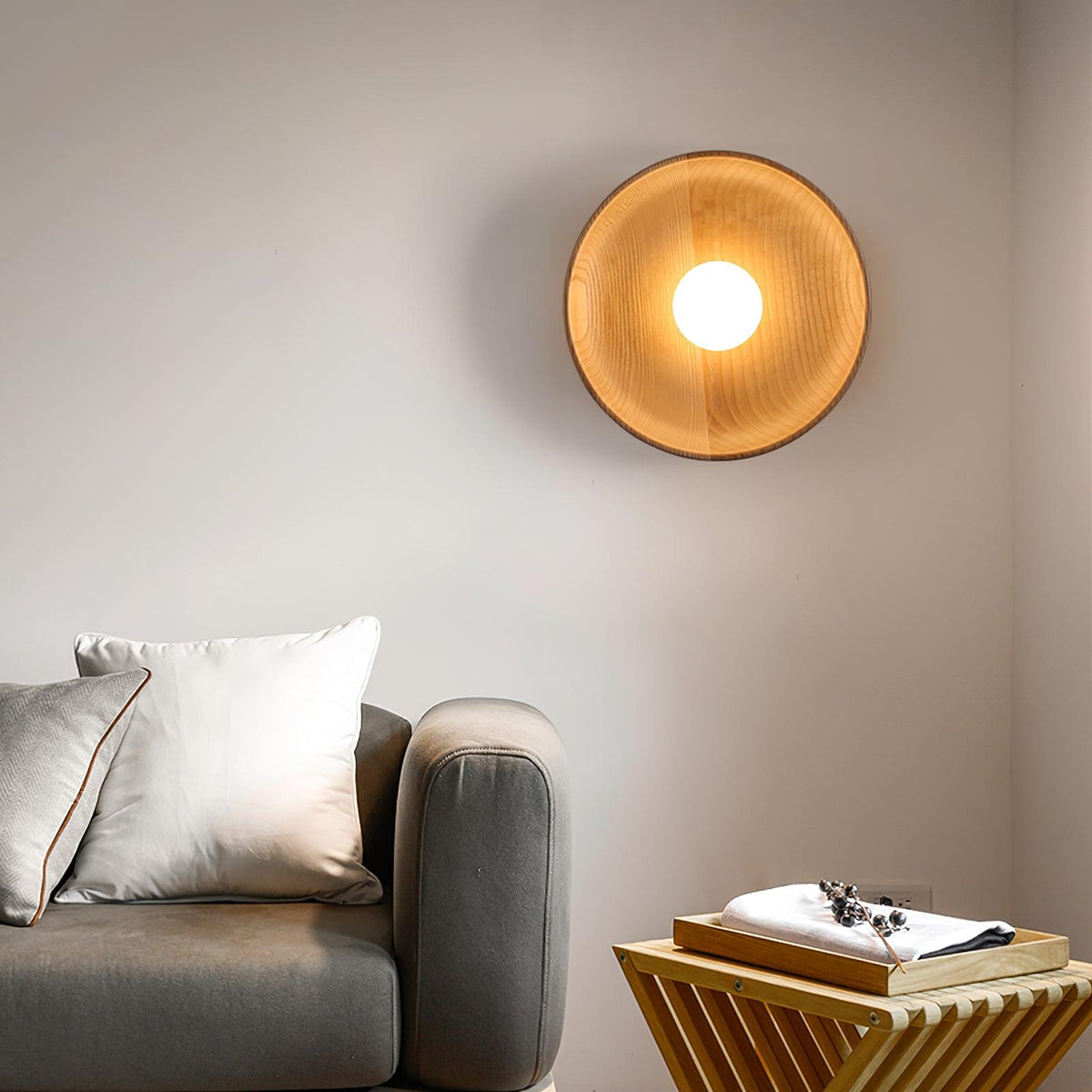 Alwynenna Wood Wall Light-Moonnatur