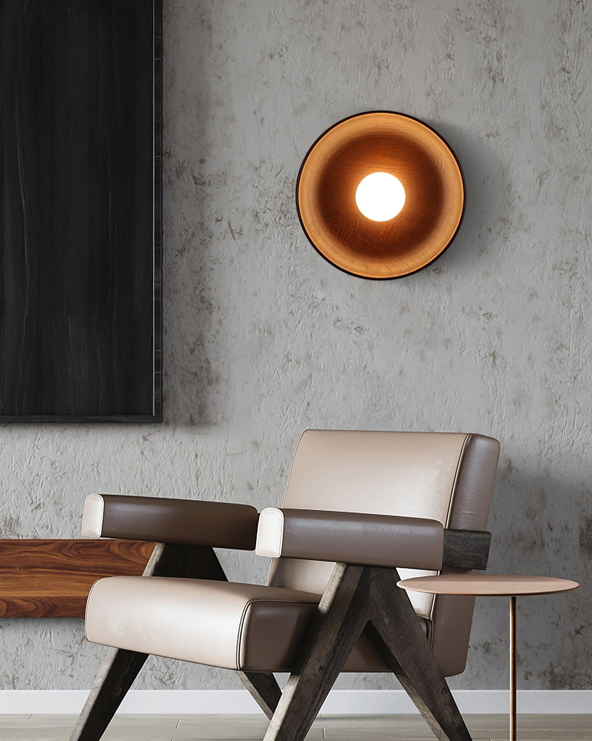 Alwynenna Wood Wall Light-Moonnatur