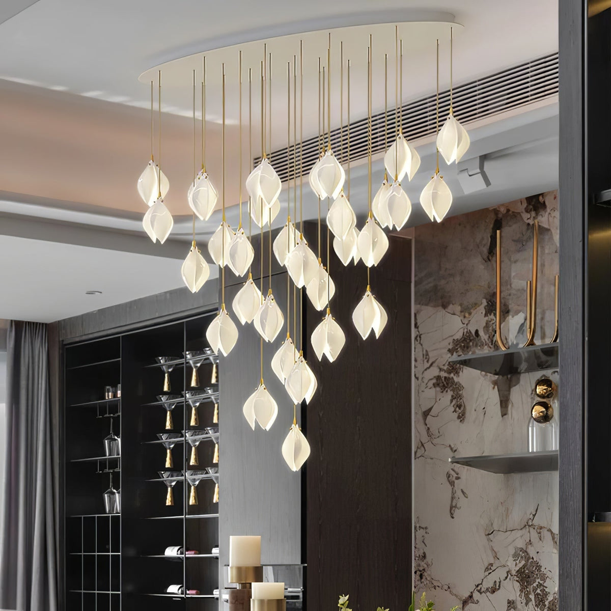 Xomalia Ceramic Pendant Lamp-Moonnatur