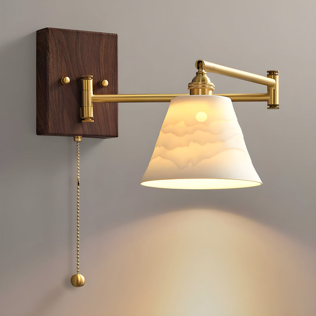 Odenella Ceramic Wall Light-Moonnatur