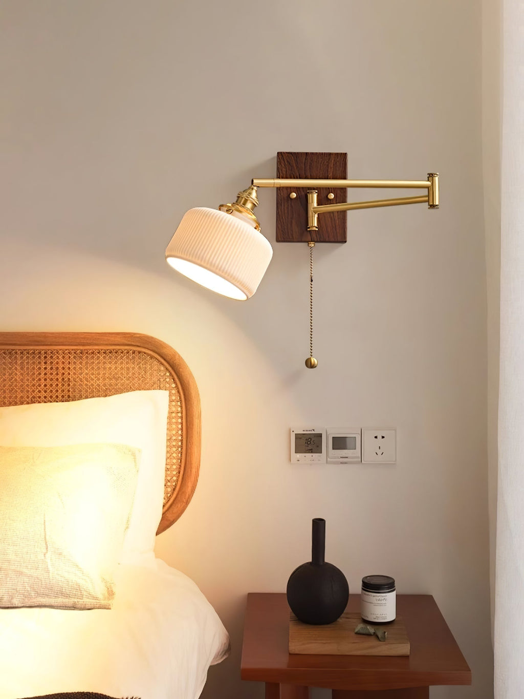Odenella Ceramic Wall Light-Moonnatur