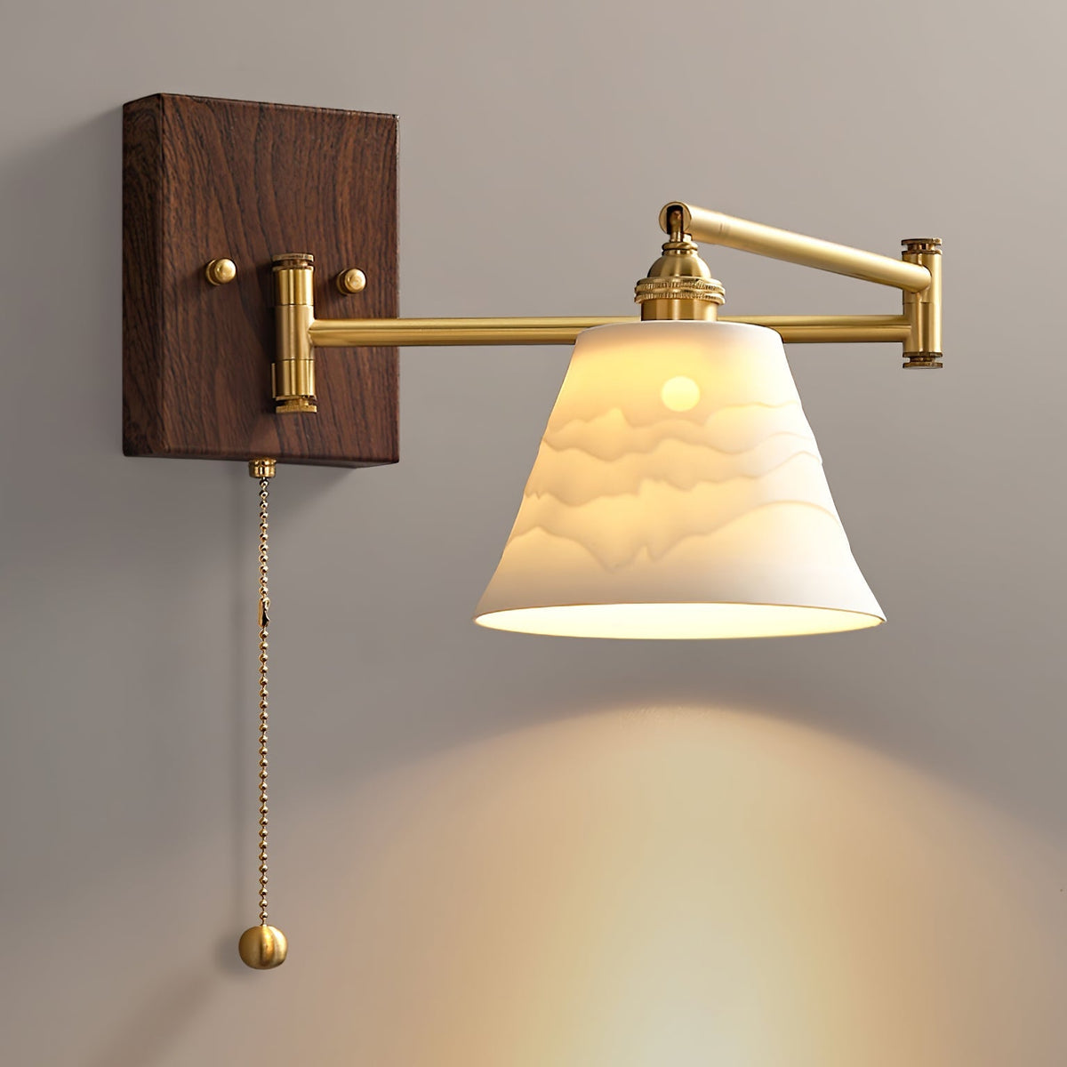 Odenella Ceramic Wall Light-Moonnatur