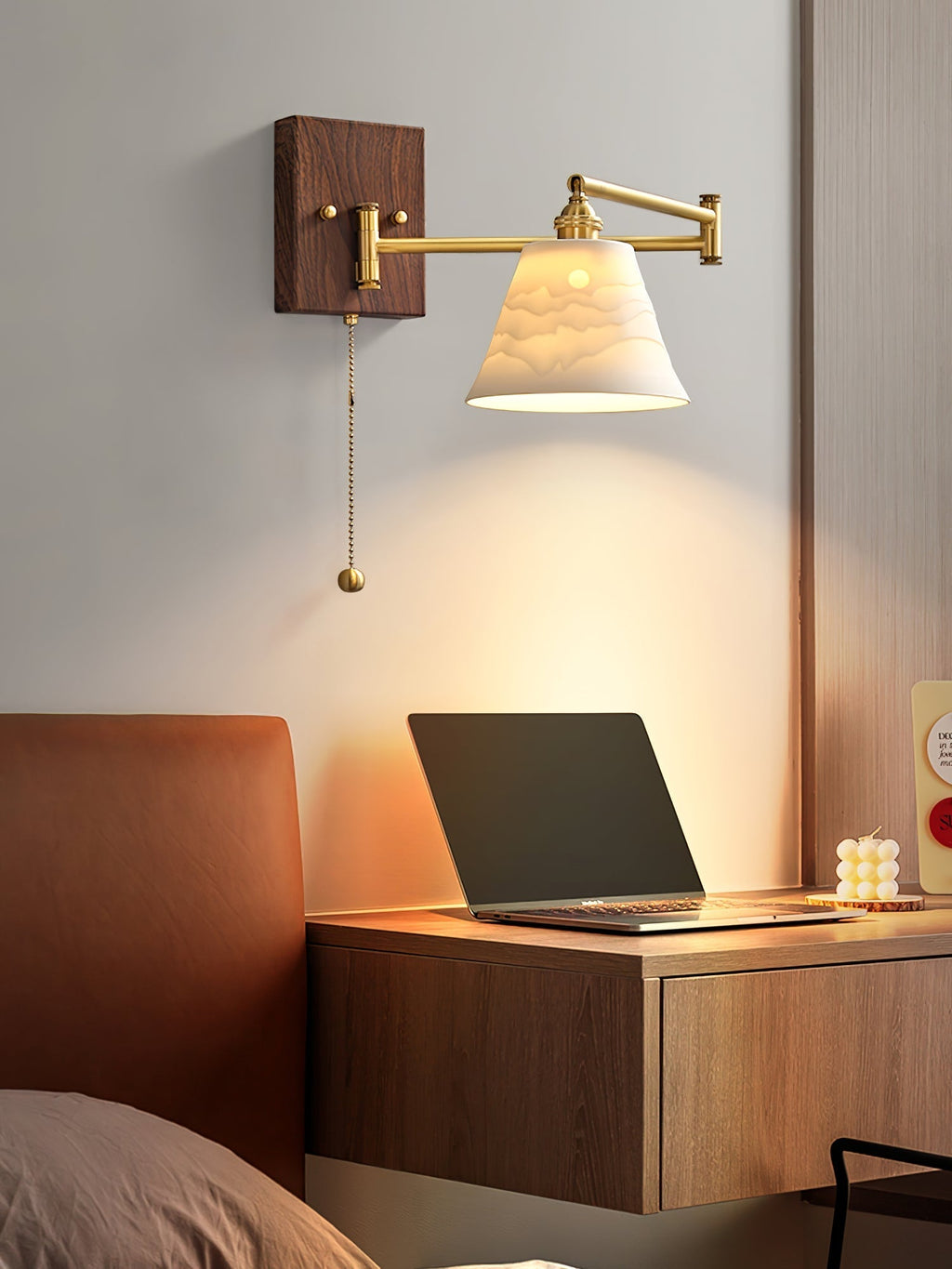 Odenella Ceramic Wall Light-Moonnatur