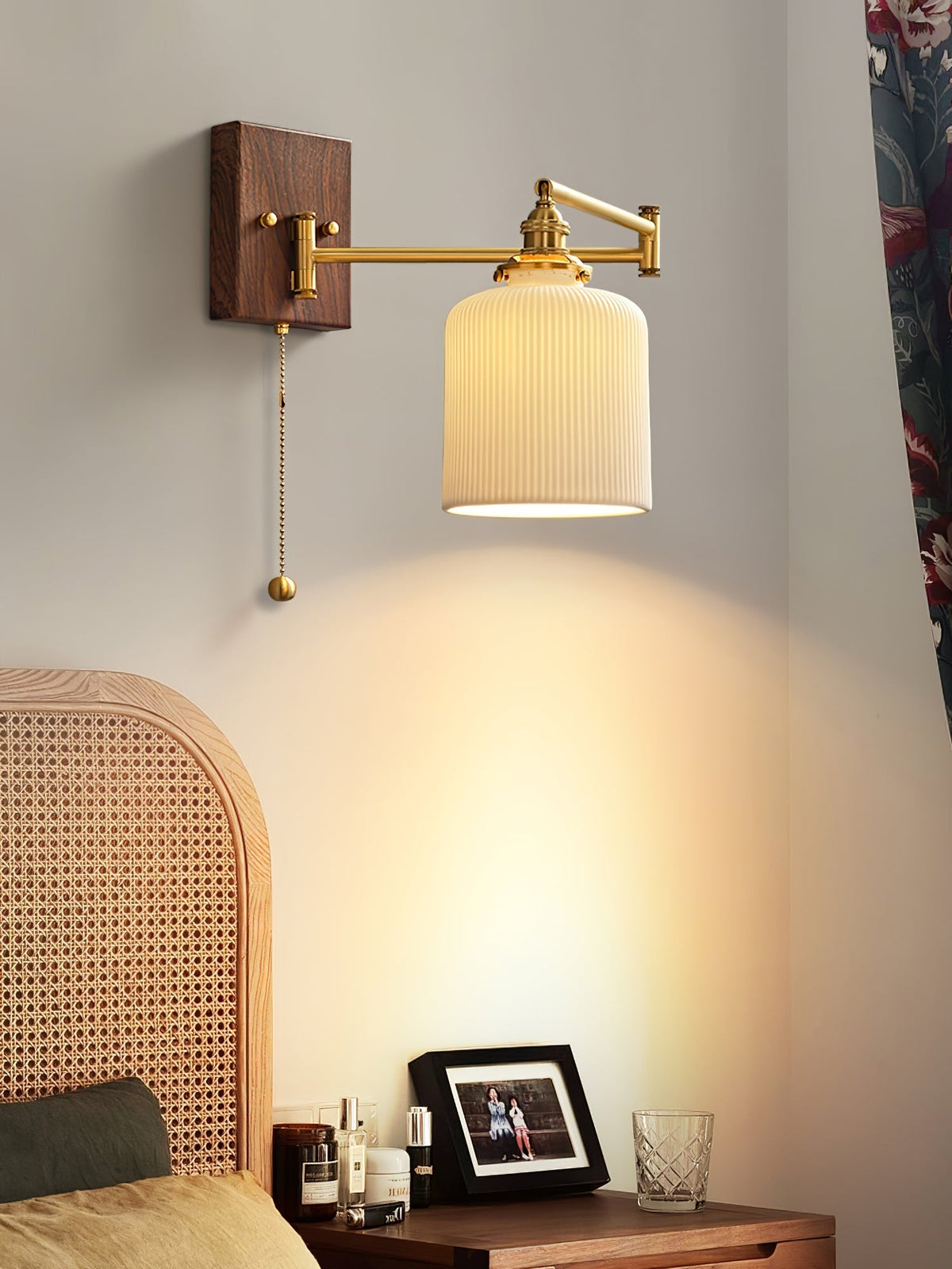 Odenella Ceramic Wall Light-Moonnatur