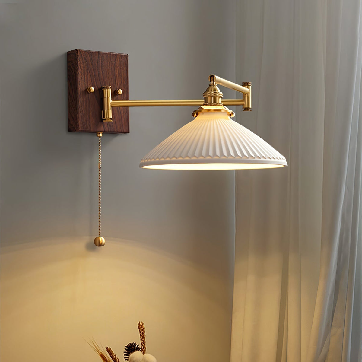 Odenella Ceramic Wall Light-Moonnatur