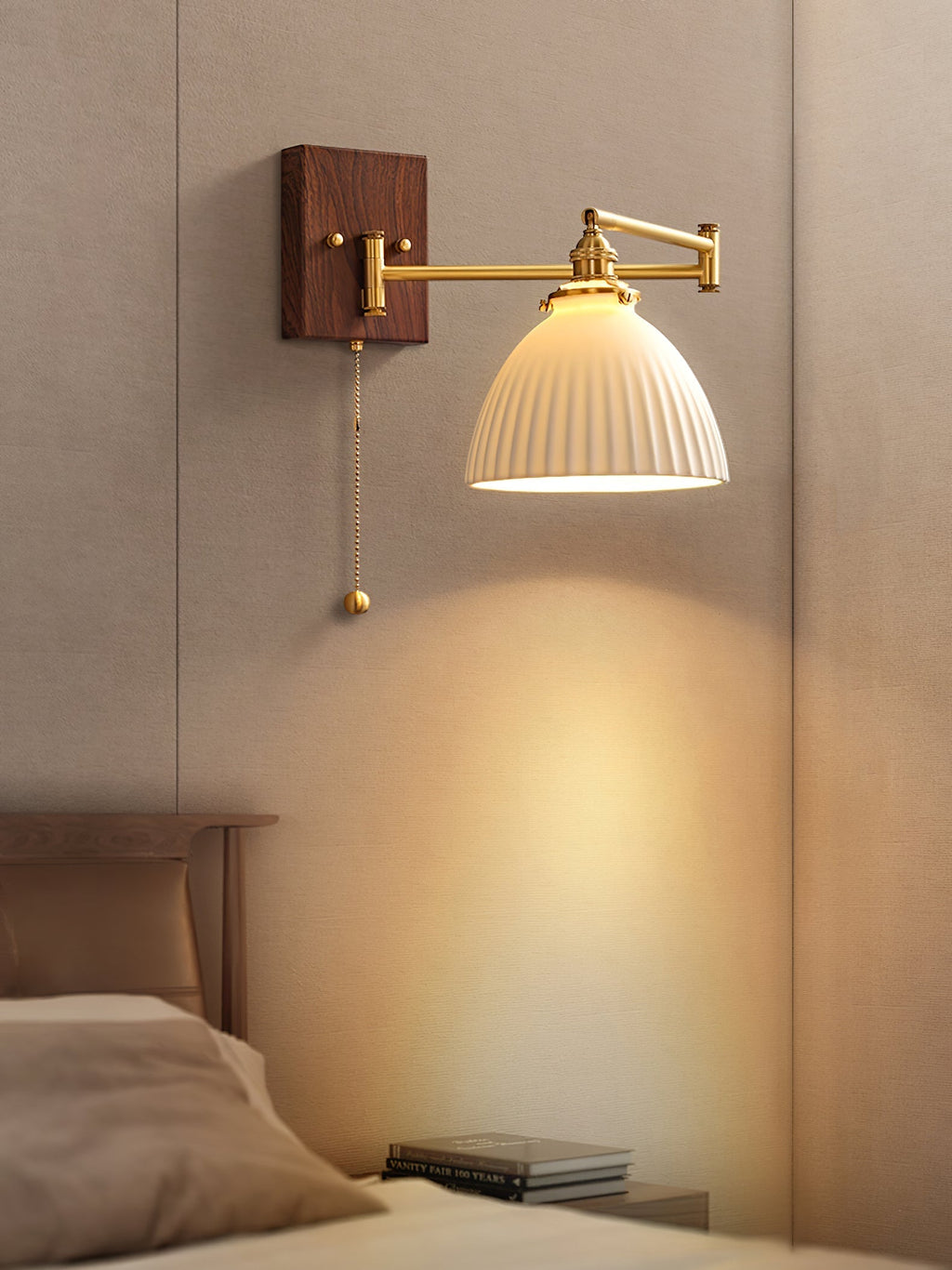 Odenella Ceramic Wall Light-Moonnatur