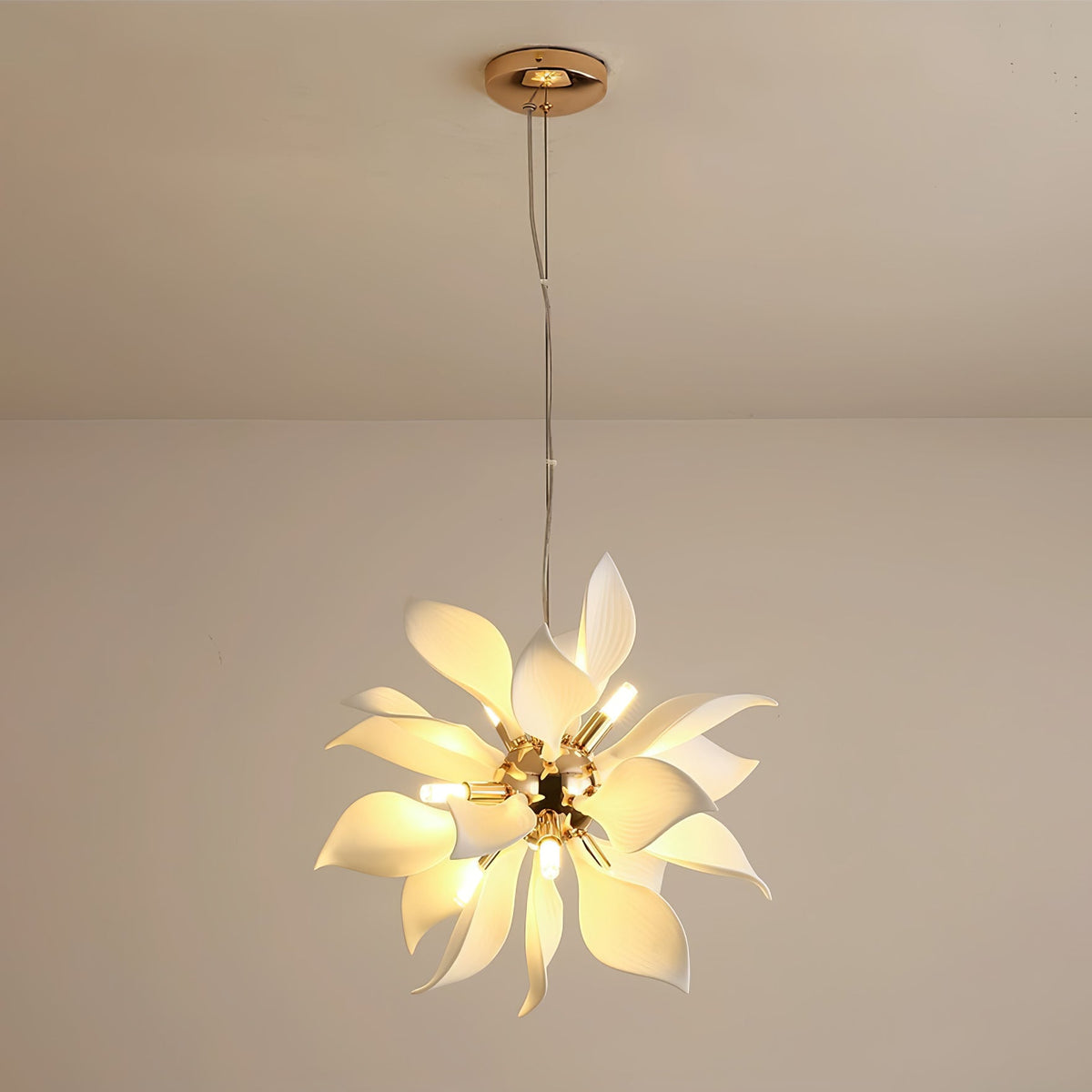 Ilarose Ceramic Chandelier-Moonnatur