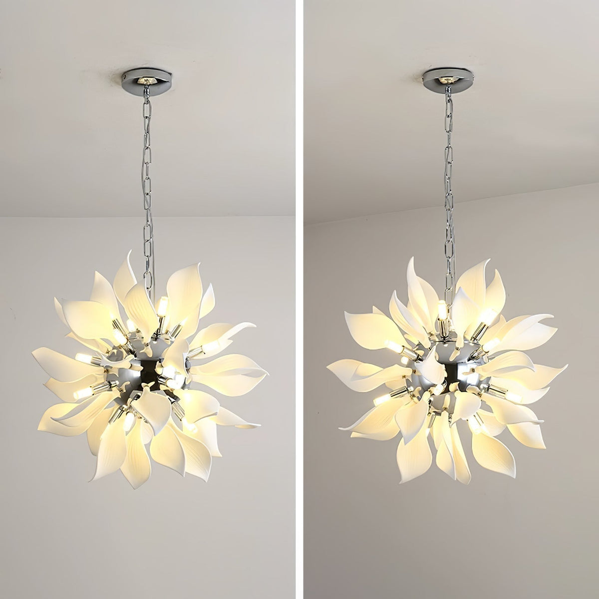Ilarose Ceramic Chandelier-Moonnatur