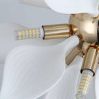 Ilarose Ceramic Chandelier-Moonnatur