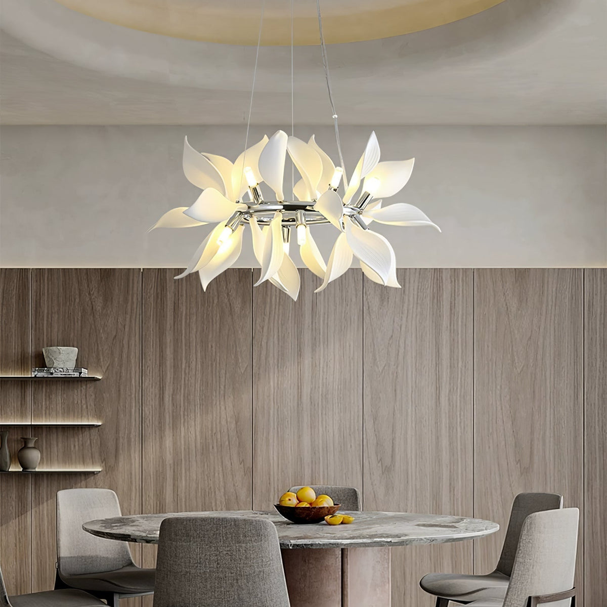 Ilarose Ceramic Chandelier-Moonnatur