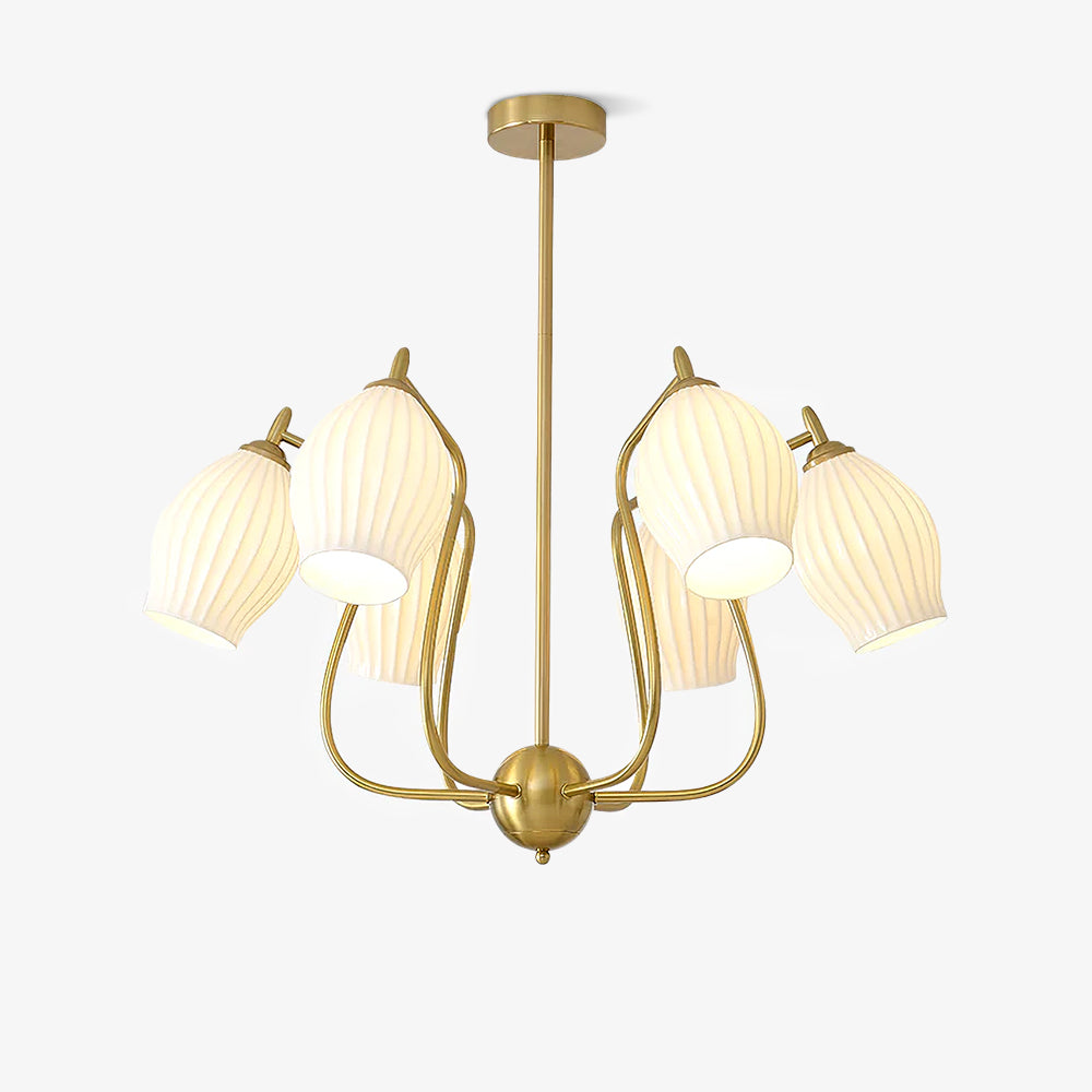 Briamere Ceramic Chandelier-Moonnatur