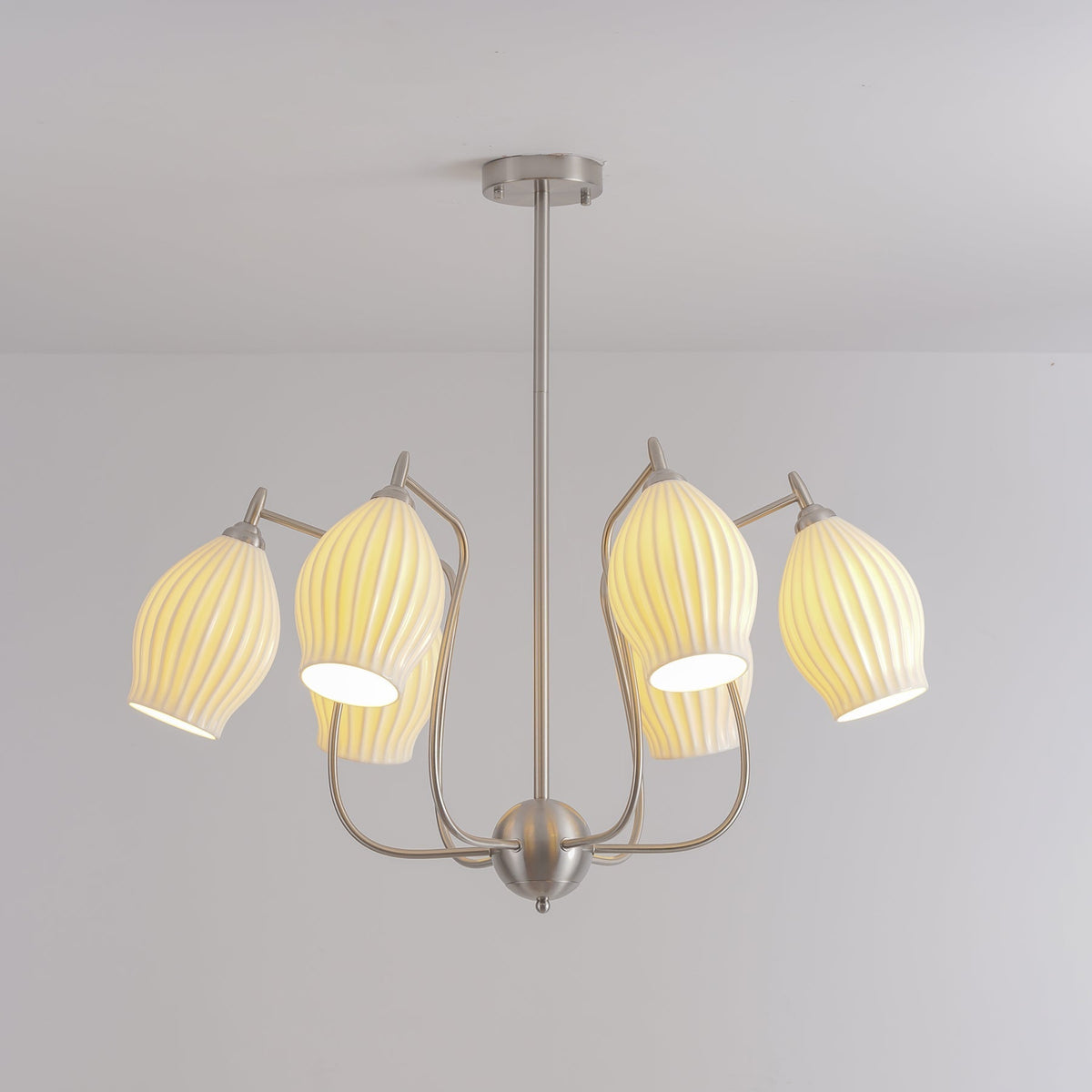 Briamere Ceramic Chandelier-Moonnatur