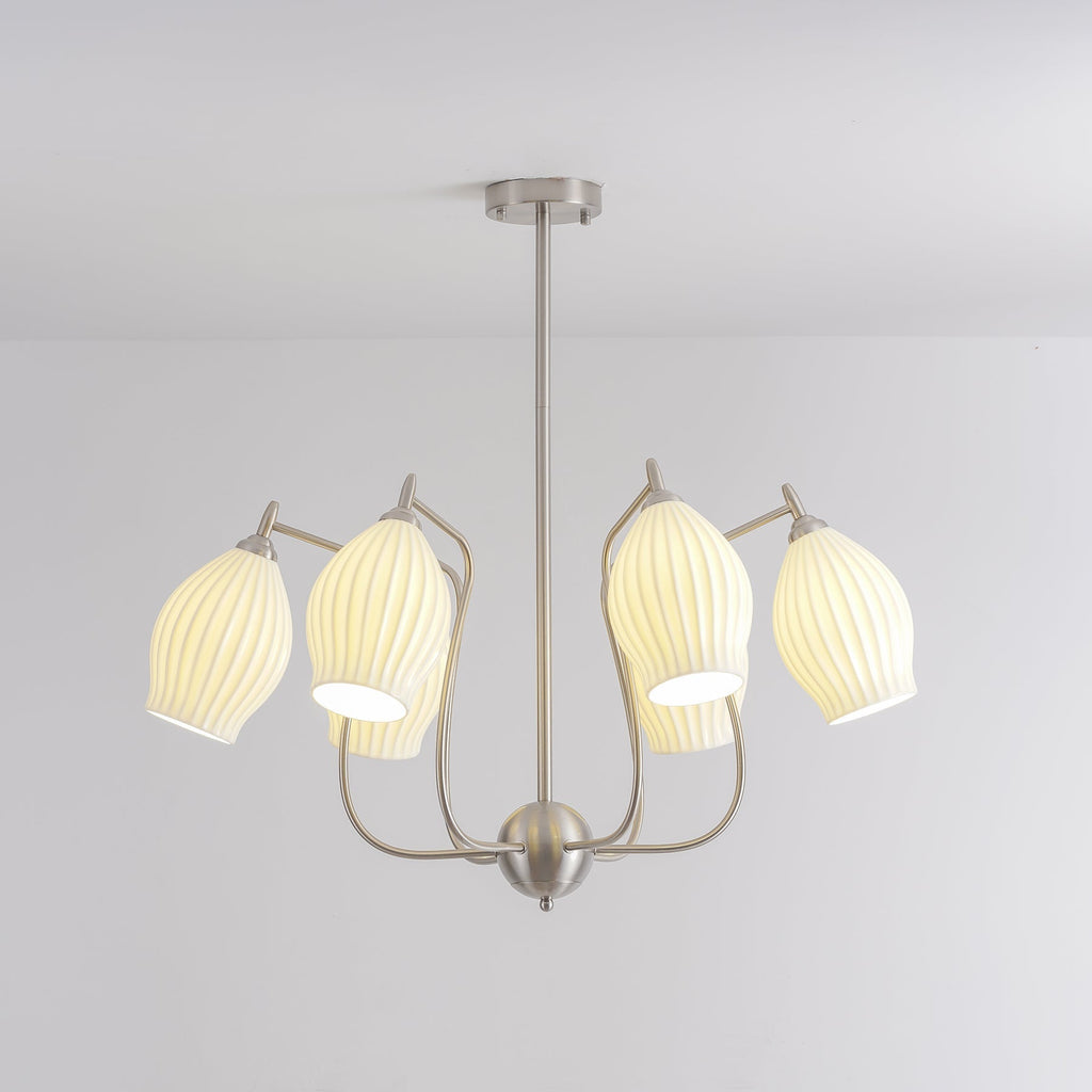 Briamere Ceramic Chandelier-Moonnatur