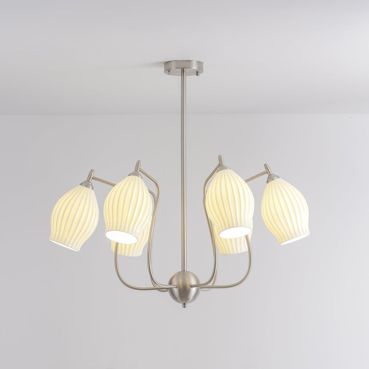 Briamere Ceramic Chandelier-Moonnatur