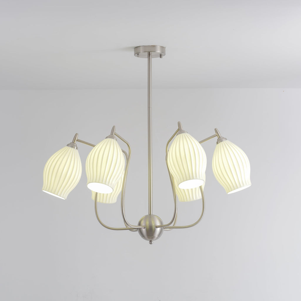 Briamere Ceramic Chandelier-Moonnatur