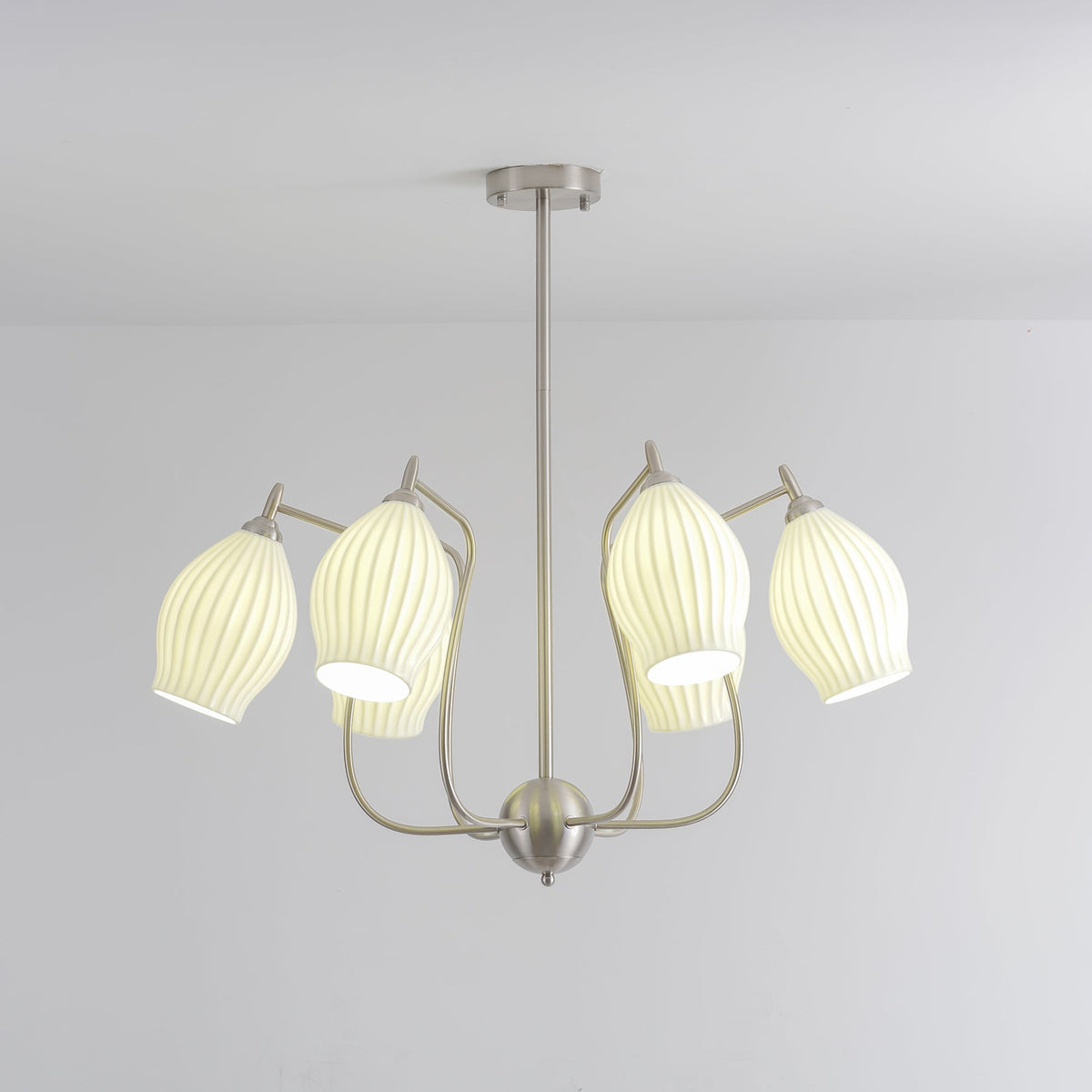 Briamere Ceramic Chandelier-Moonnatur