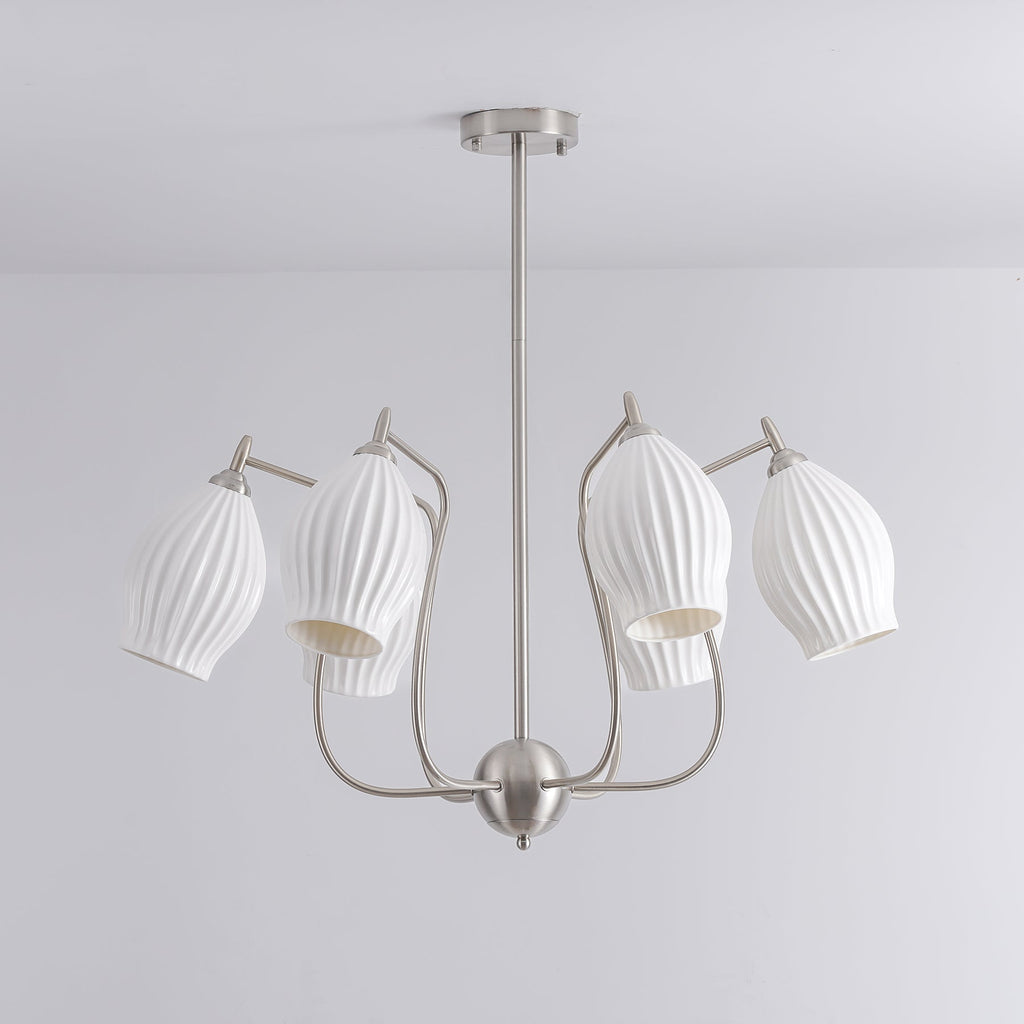 Briamere Ceramic Chandelier-Moonnatur