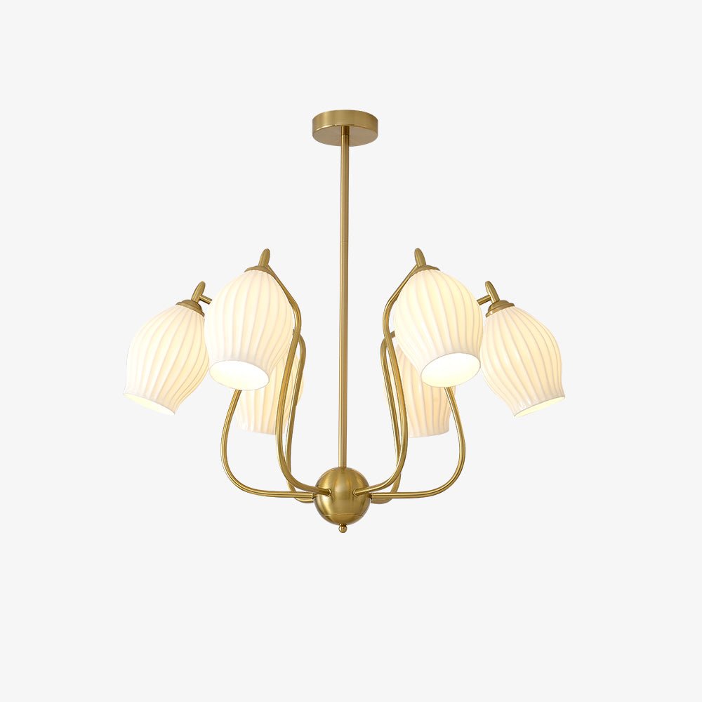 Briamere Ceramic Chandelier-Moonnatur
