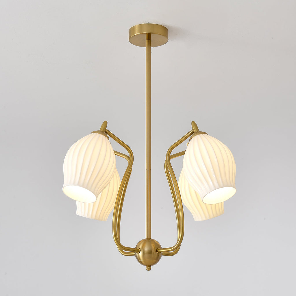 Briamere Ceramic Chandelier-Moonnatur