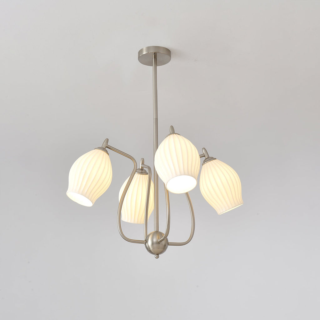 Briamere Ceramic Chandelier-Moonnatur