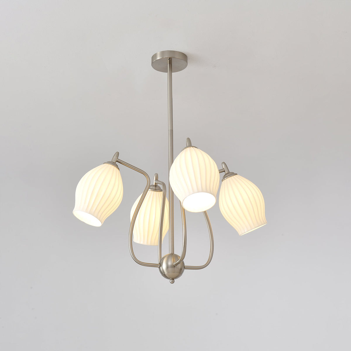 Briamere Ceramic Chandelier-Moonnatur