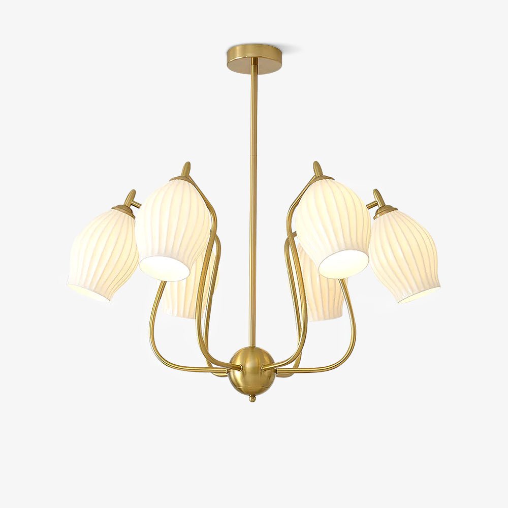 Briamere Ceramic Chandelier-Moonnatur