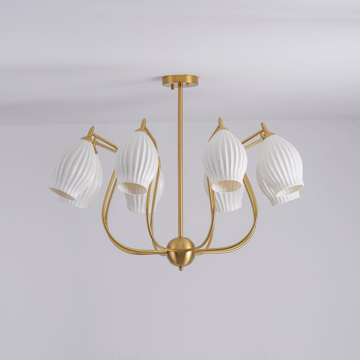 Briamere Ceramic Chandelier-Moonnatur