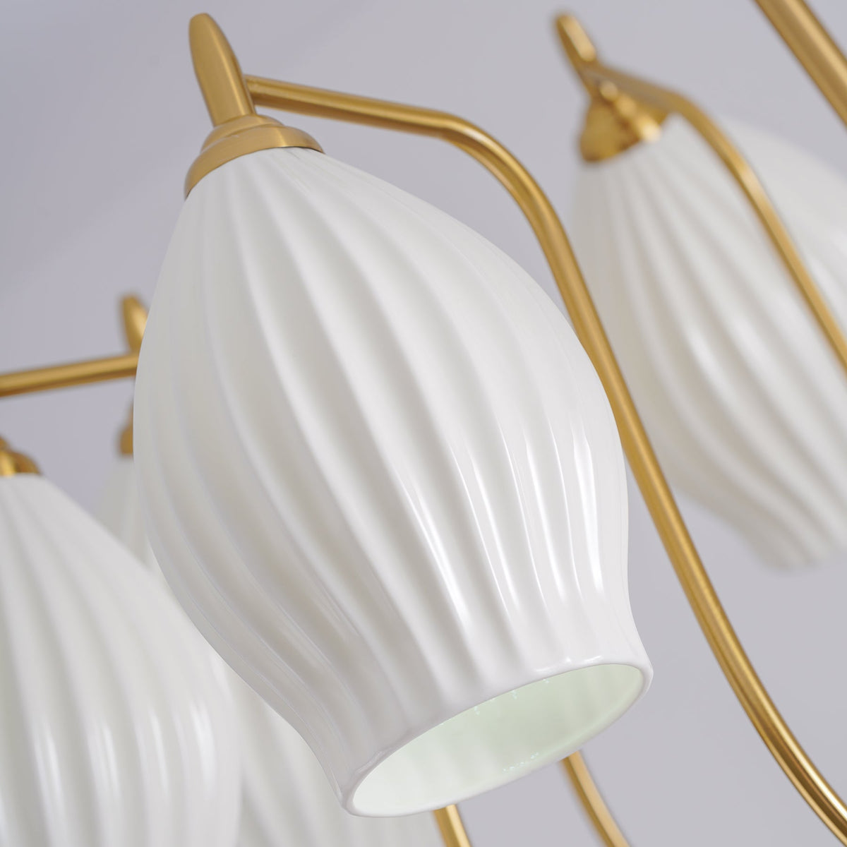 Briamere Ceramic Chandelier-Moonnatur