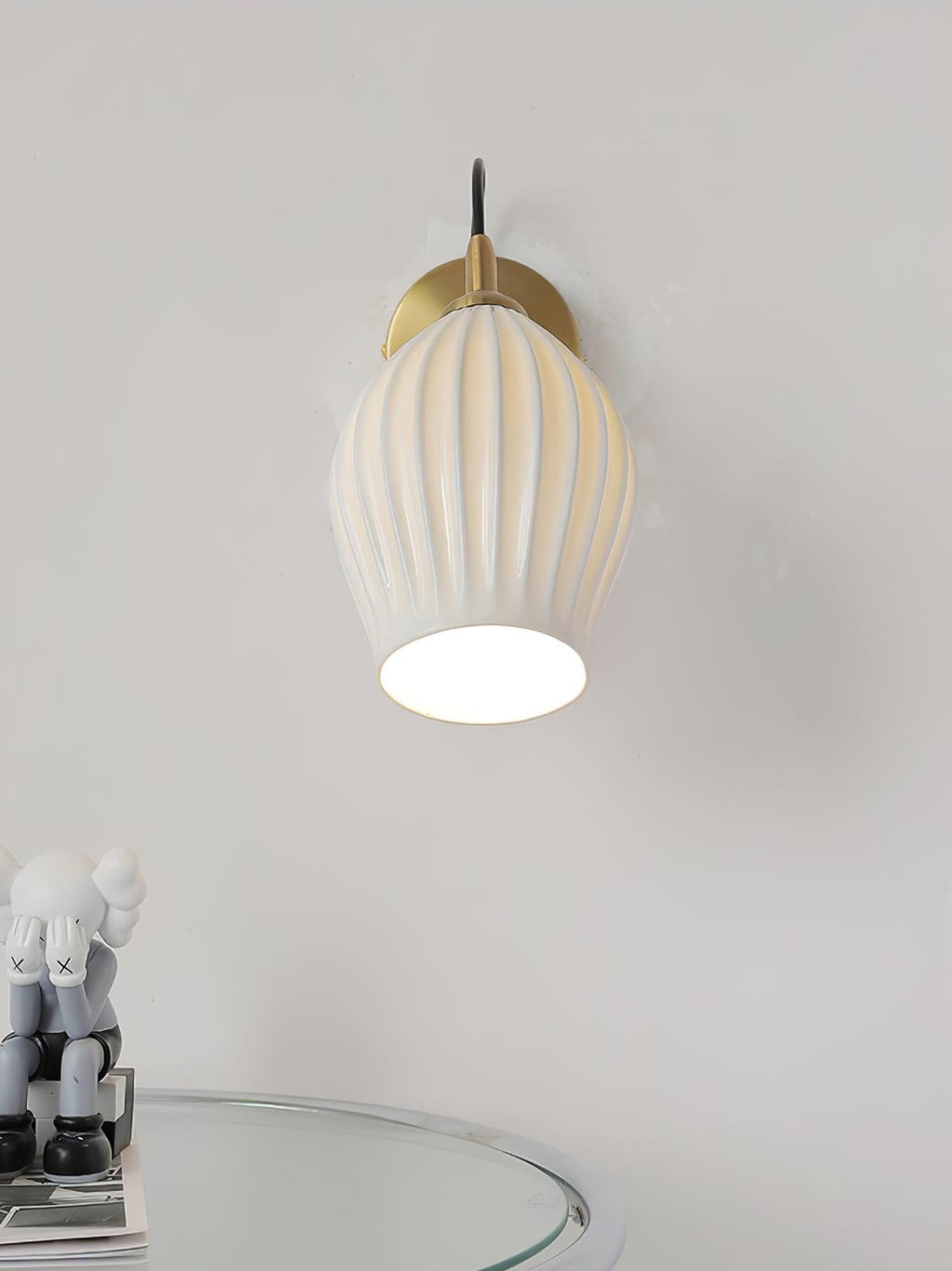 Ilveniel Ceramic Wall Light-Moonnatur
