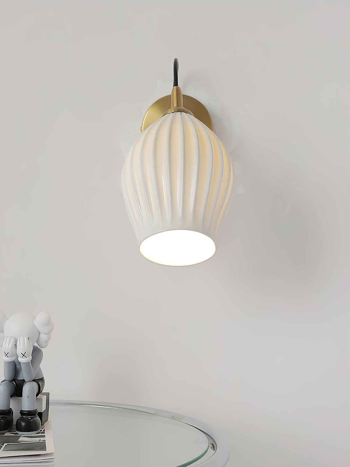 Ilveniel Ceramic Wall Light-Moonnatur
