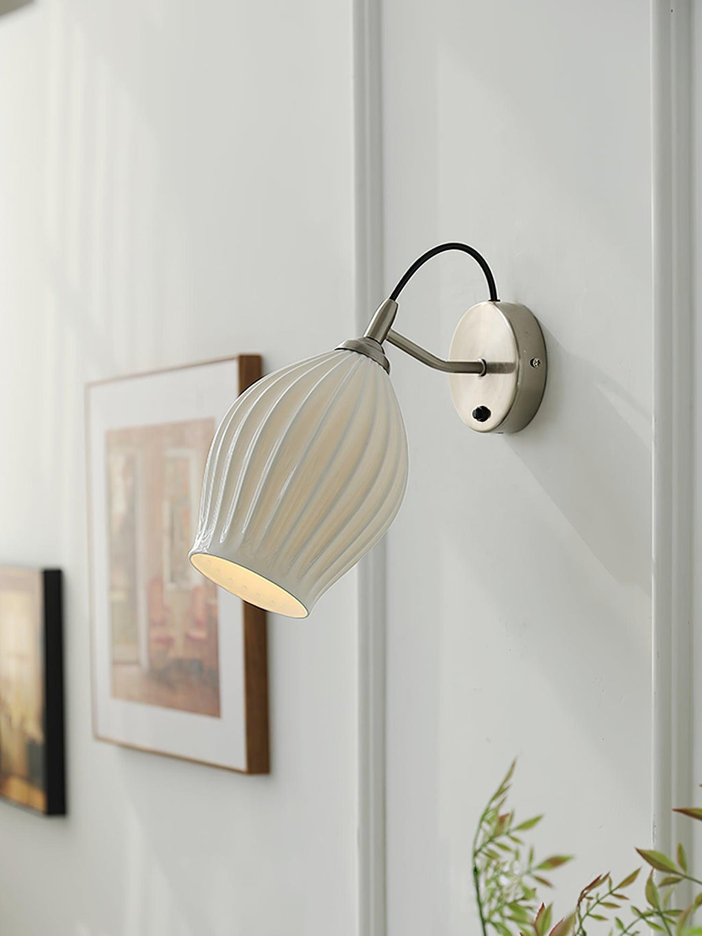 Ilveniel Ceramic Wall Light-Moonnatur