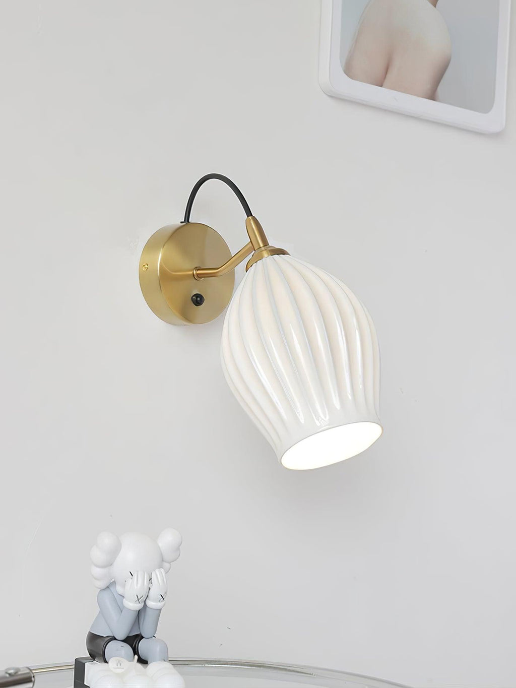 Ilveniel Ceramic Wall Light-Moonnatur