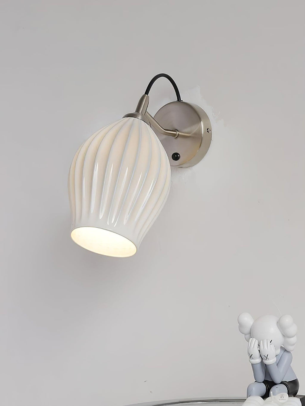 Ilveniel Ceramic Wall Light-Moonnatur