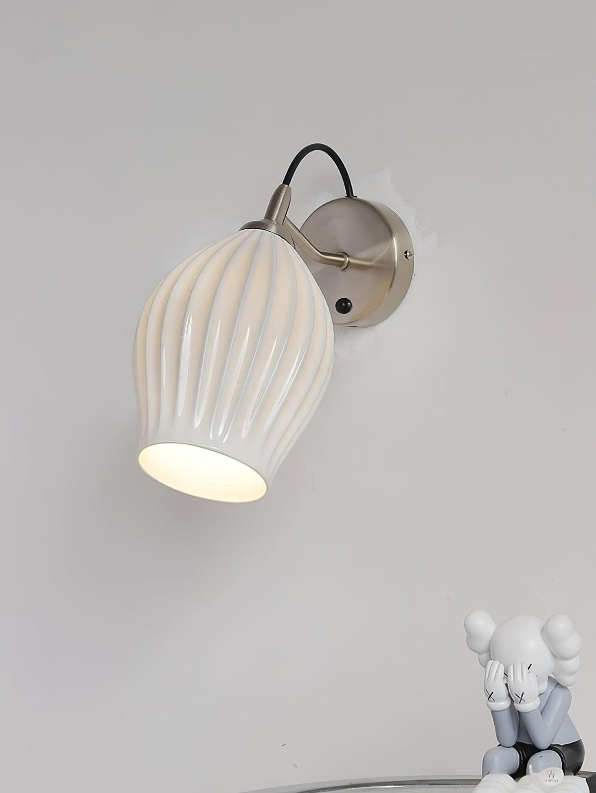 Ilveniel Ceramic Wall Light-Moonnatur