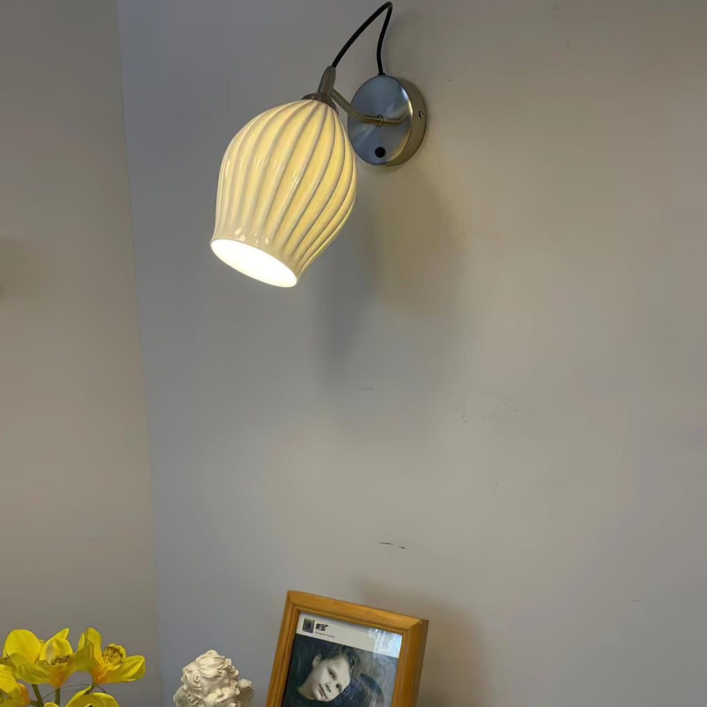 Ilveniel Ceramic Wall Light-Moonnatur