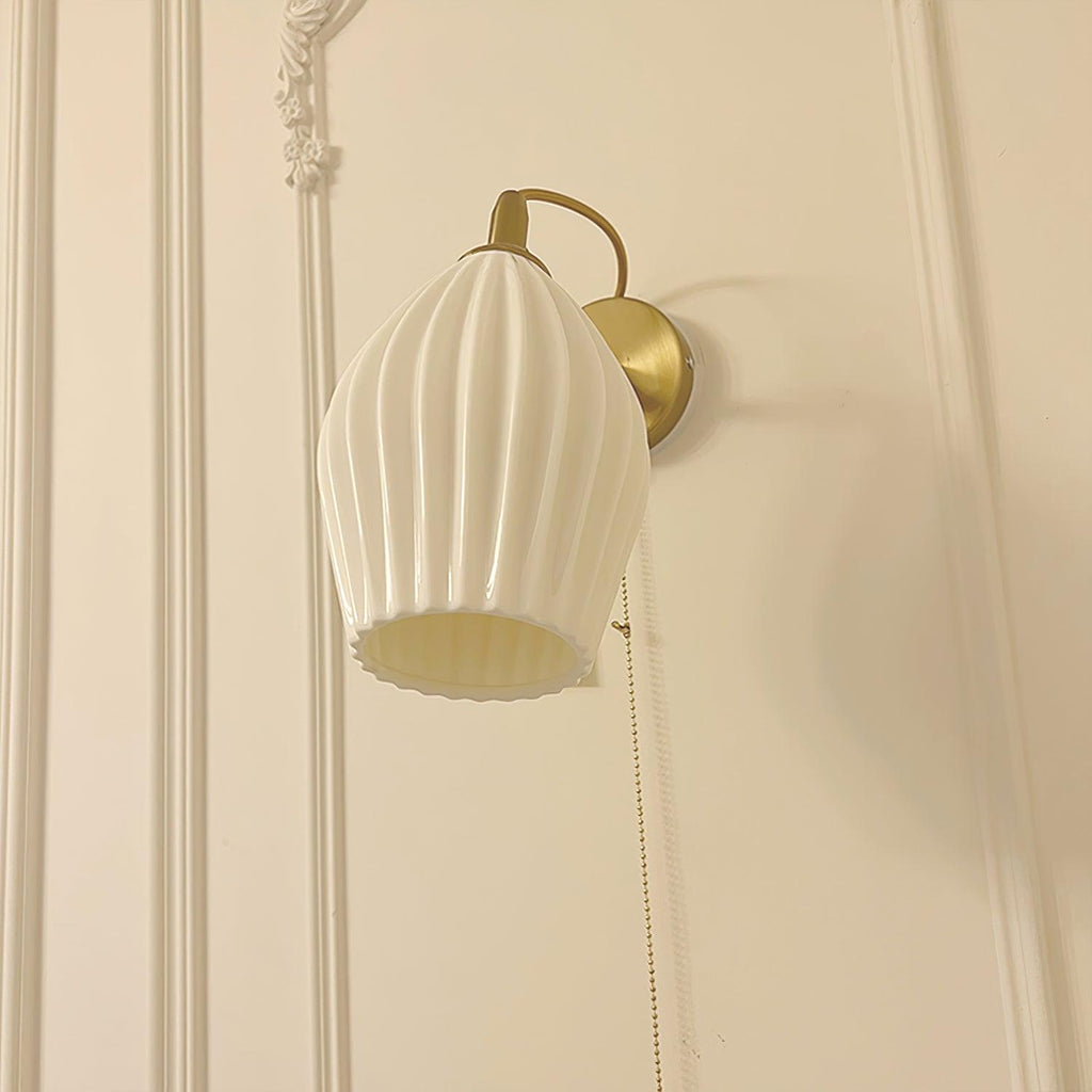 Ilveniel Ceramic Wall Light-Moonnatur