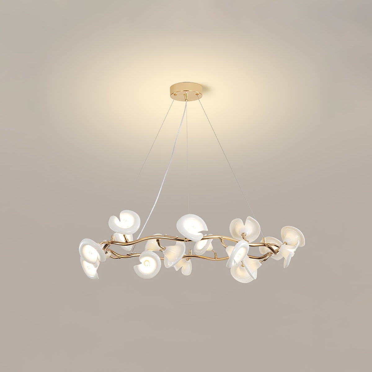 Garrowwyn Ceramic Chandelier-Moonnatur