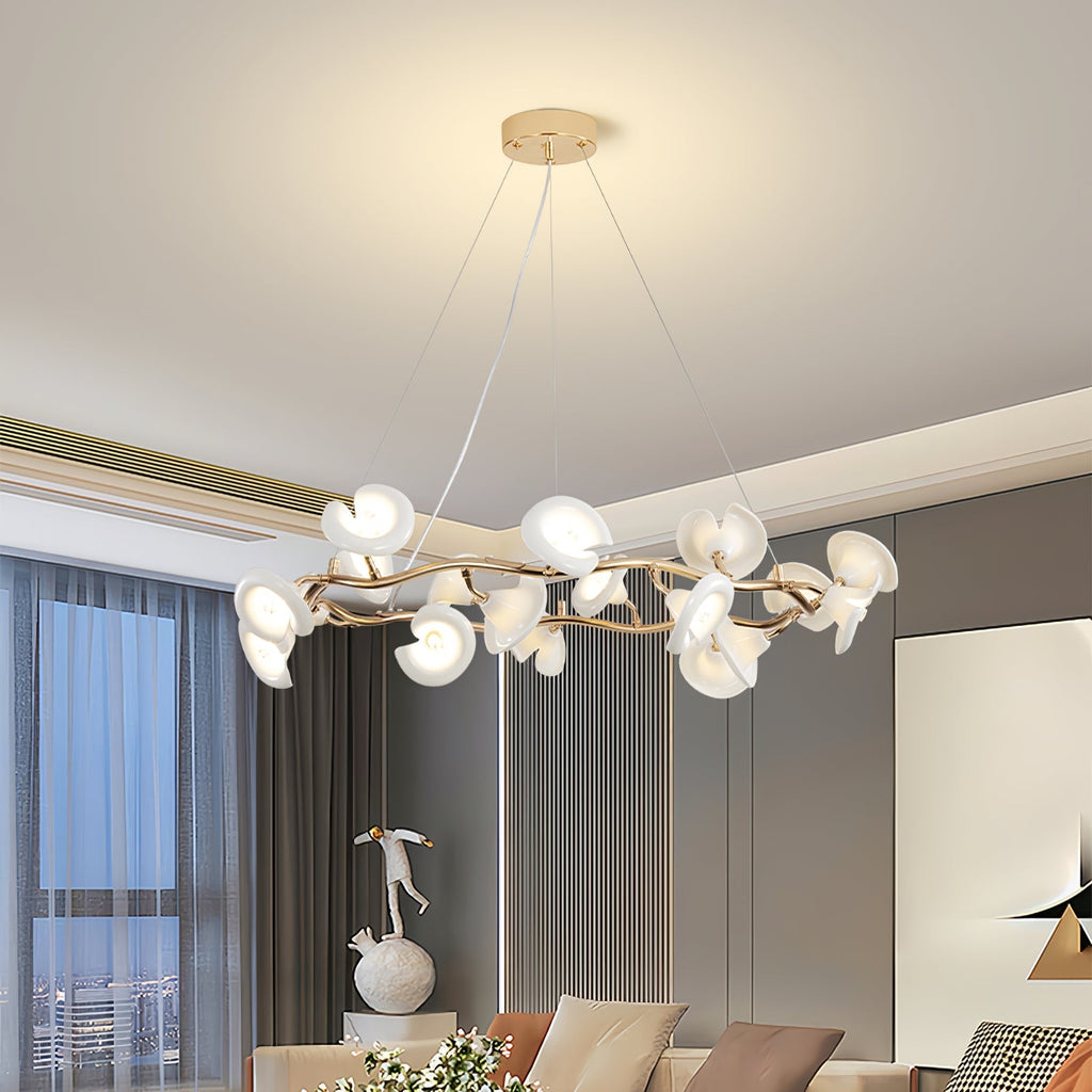 Garrowwyn Ceramic Chandelier-Moonnatur