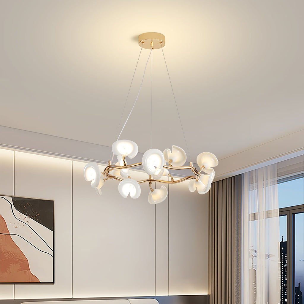 Garrowwyn Ceramic Chandelier-Moonnatur