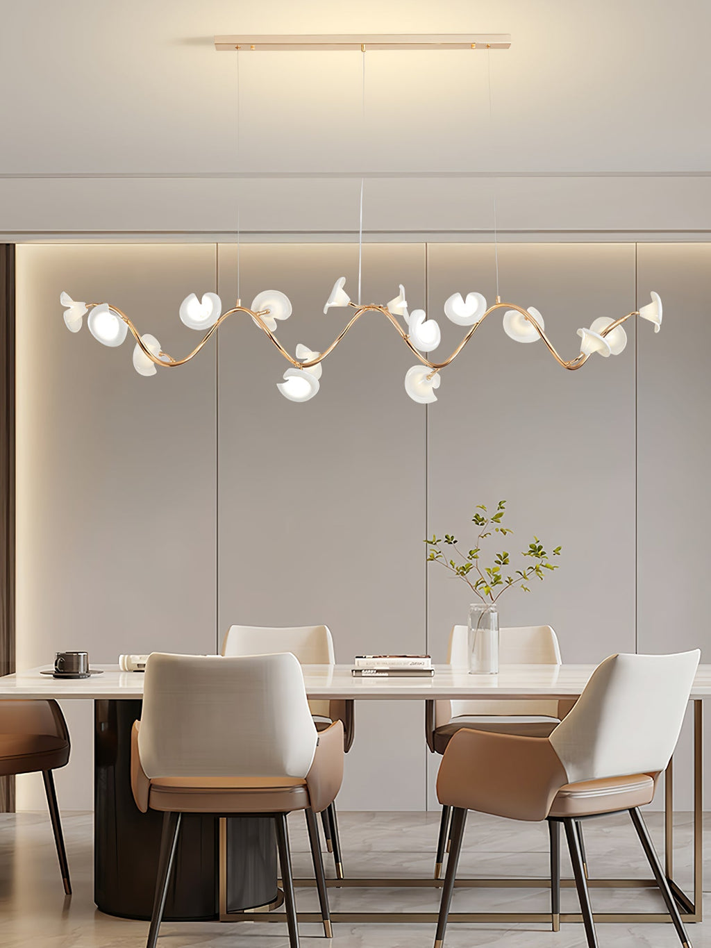 Garrowwyn Ceramic Chandelier-Moonnatur