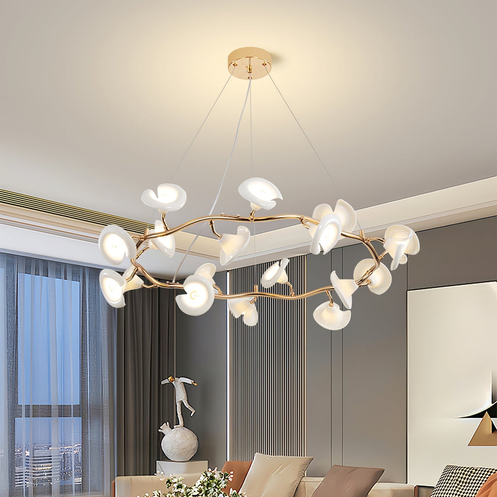 Garrowwyn Ceramic Chandelier-Moonnatur