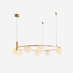 Langrenrose Glass Chandelier-Moonnatur