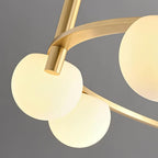 Langrenrose Glass Chandelier-Moonnatur
