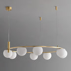 Langrenrose Glass Chandelier-Moonnatur