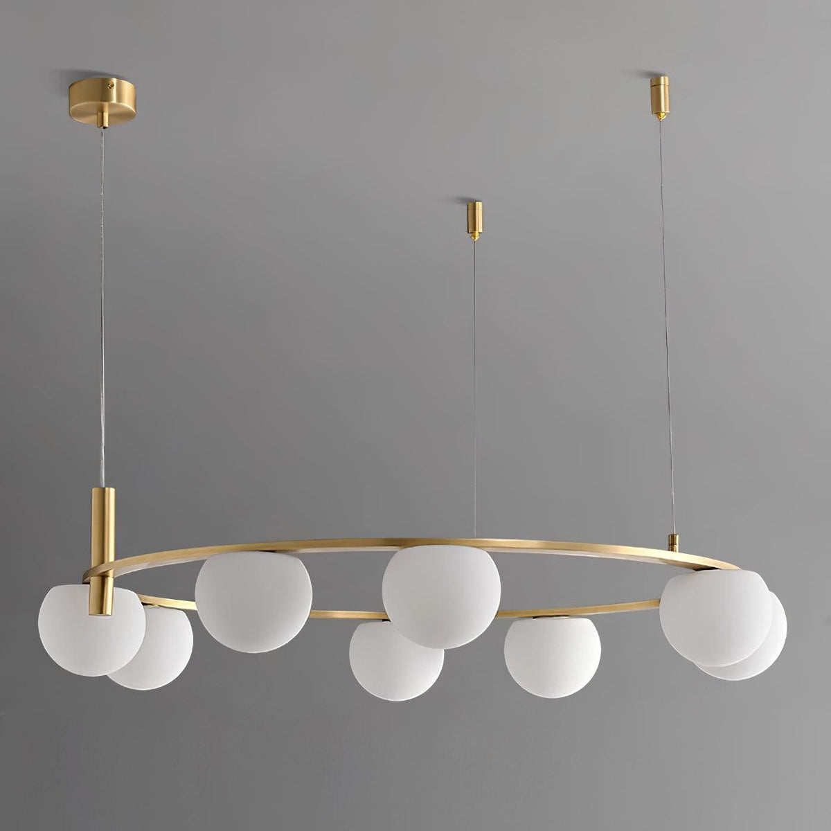 Langrenrose Glass Chandelier-Moonnatur