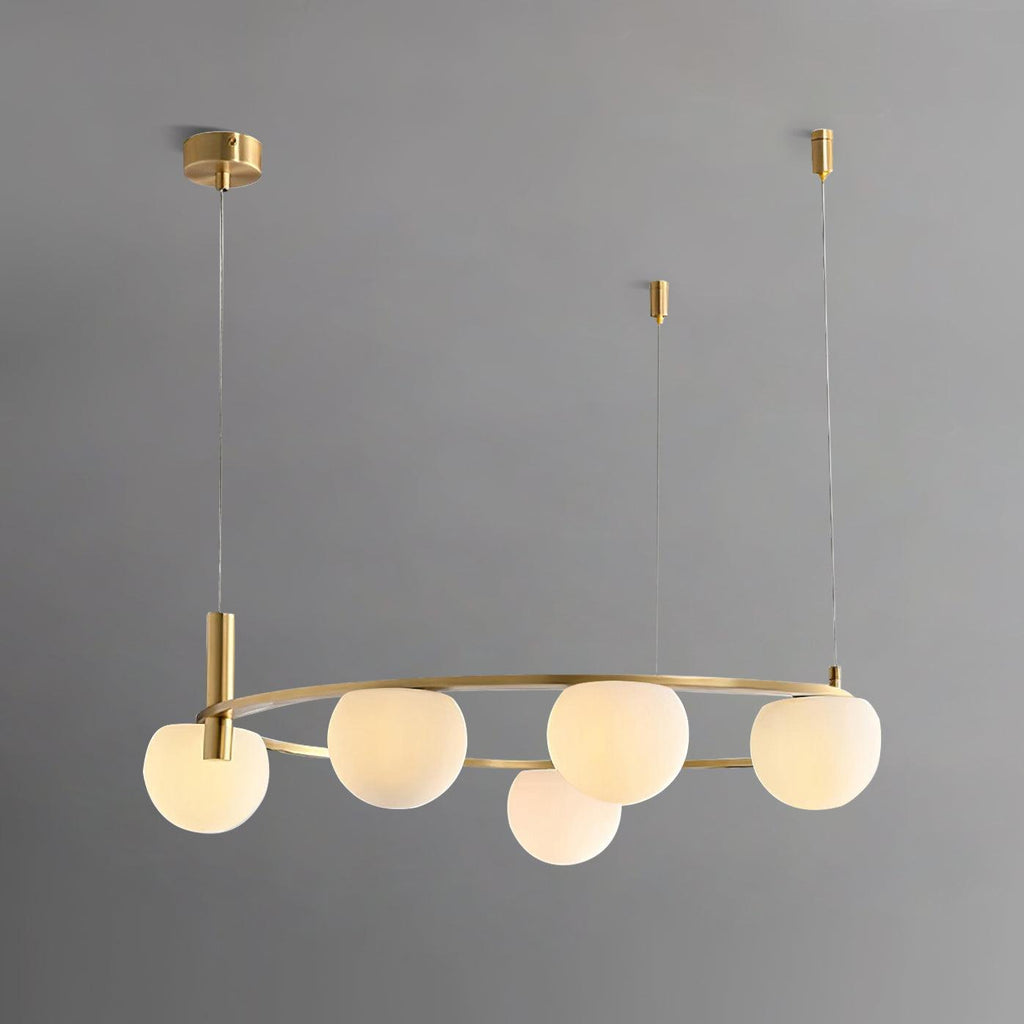 Langrenrose Glass Chandelier-Moonnatur