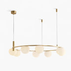 Langrenrose Glass Chandelier-Moonnatur