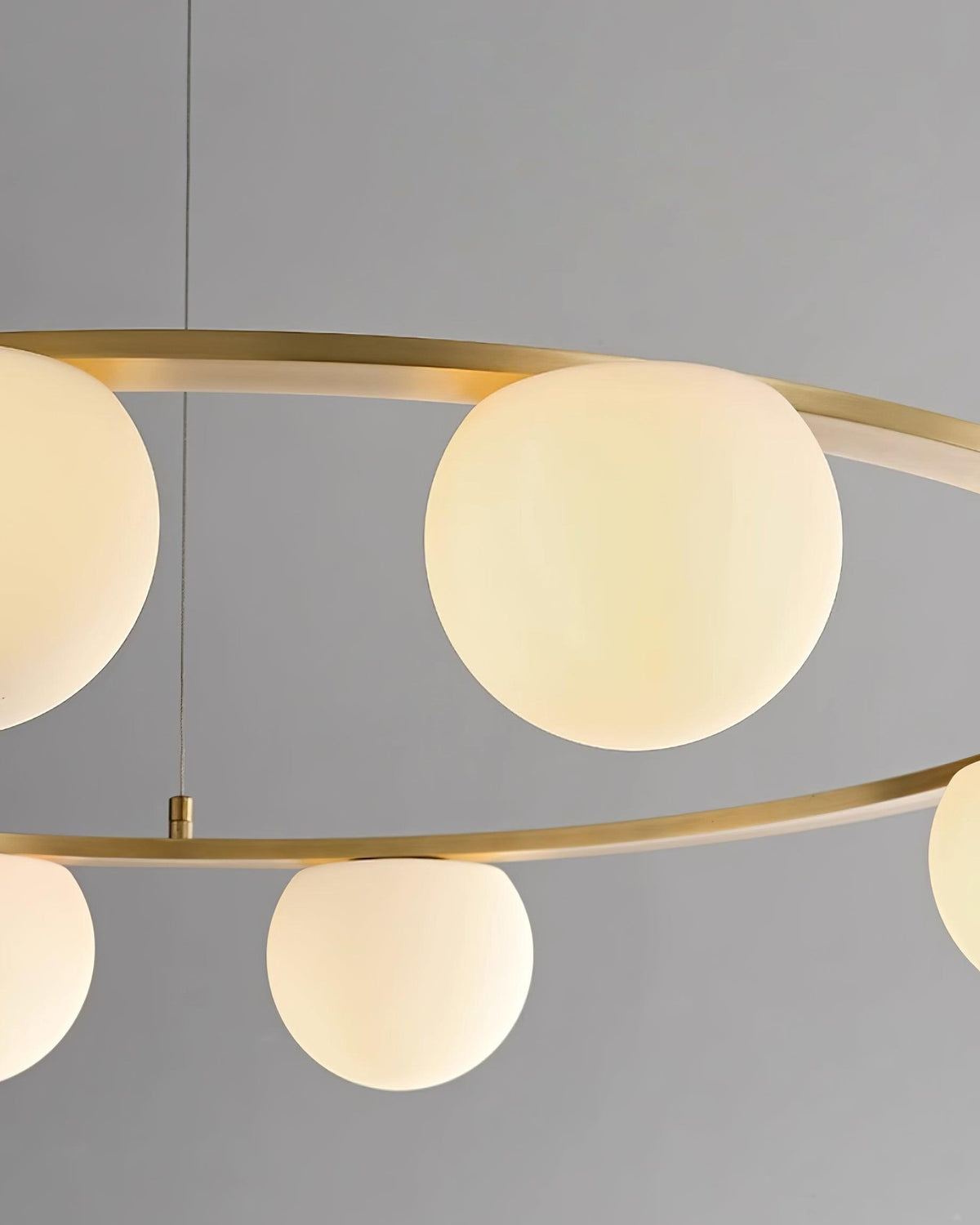 Langrenrose Glass Chandelier-Moonnatur