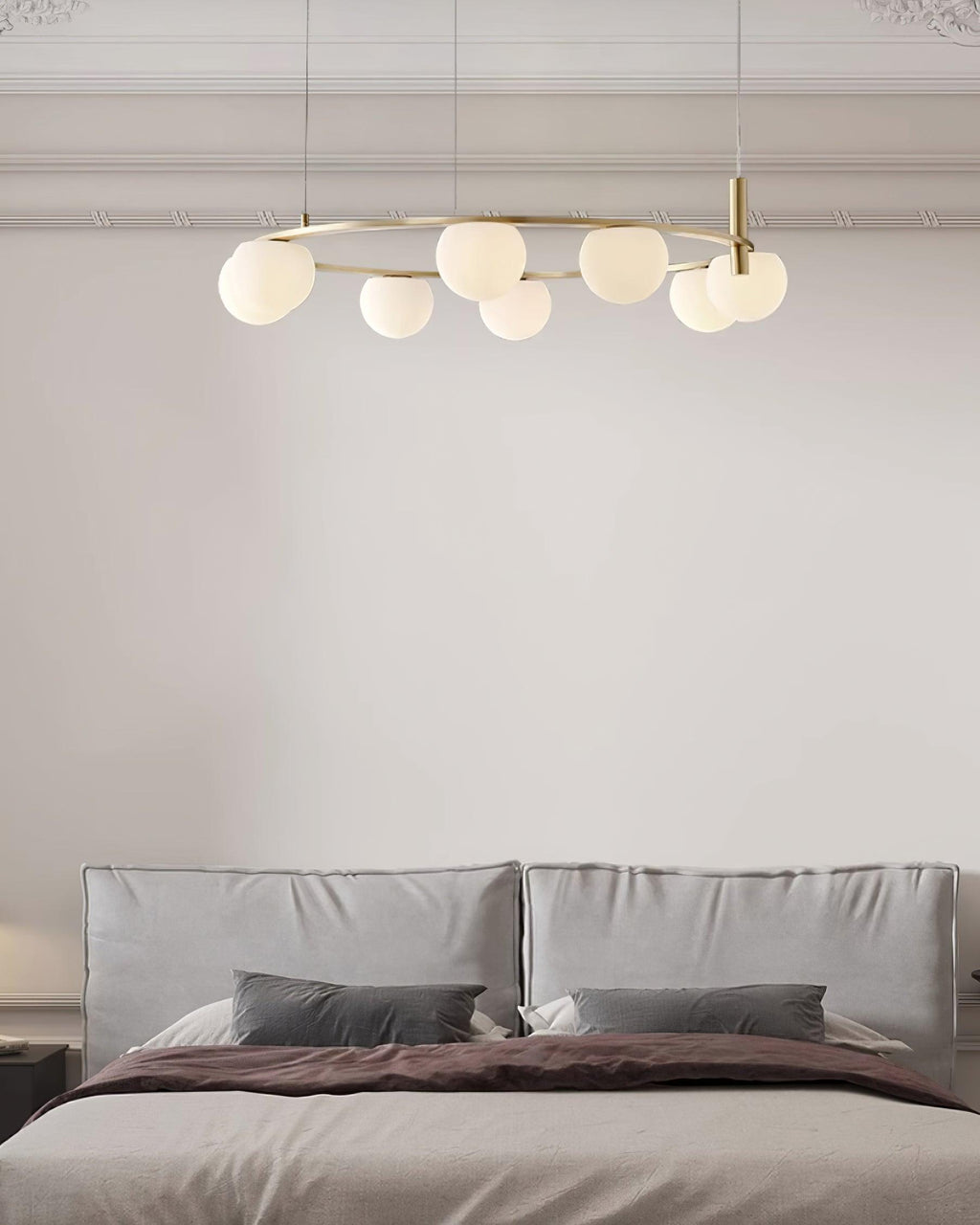 Langrenrose Glass Chandelier-Moonnatur