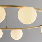 Langrenrose Glass Chandelier-Moonnatur